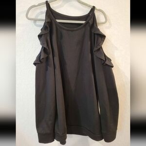 Cold Shoulder w/ Ruffles - XL